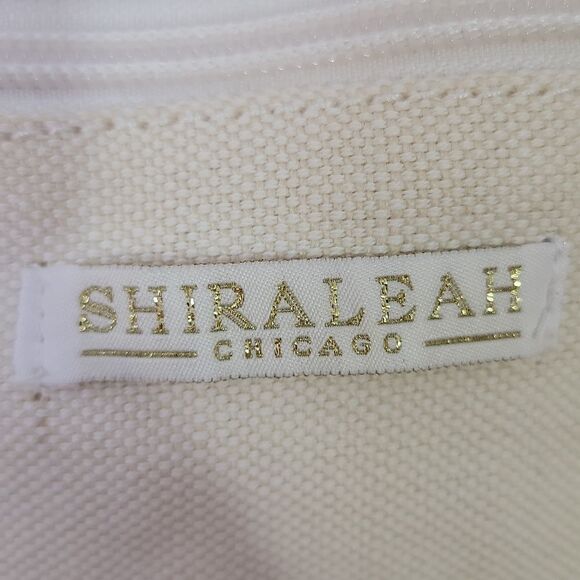 Shiraleah. Chicago. Chic Designer Tote Bag with Bees. Cream and Gold. NWT - Picture 5 of 9